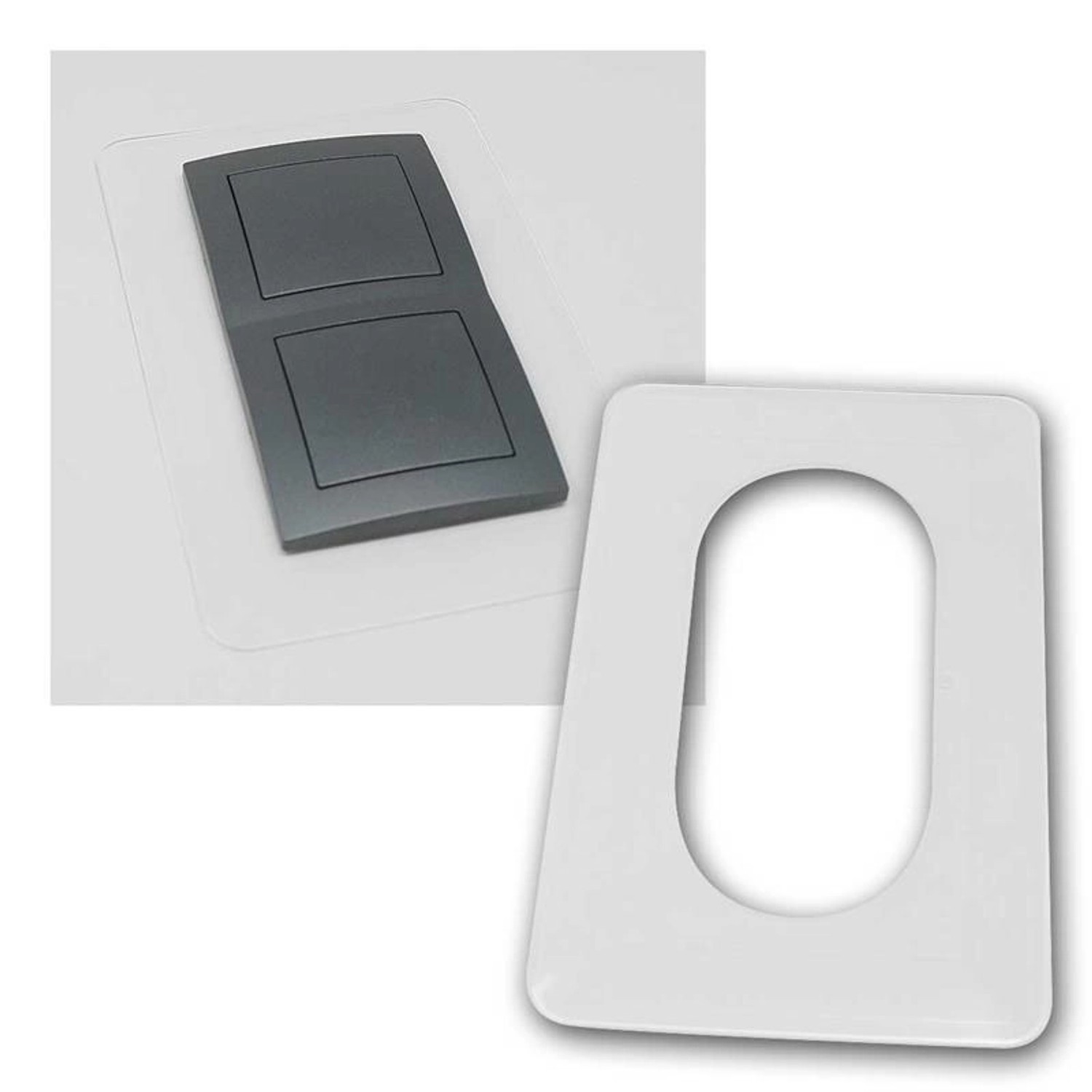 world-trading-net Tapetenschoner 2-Fach Transparent Tapetenschutz von world-trading-net