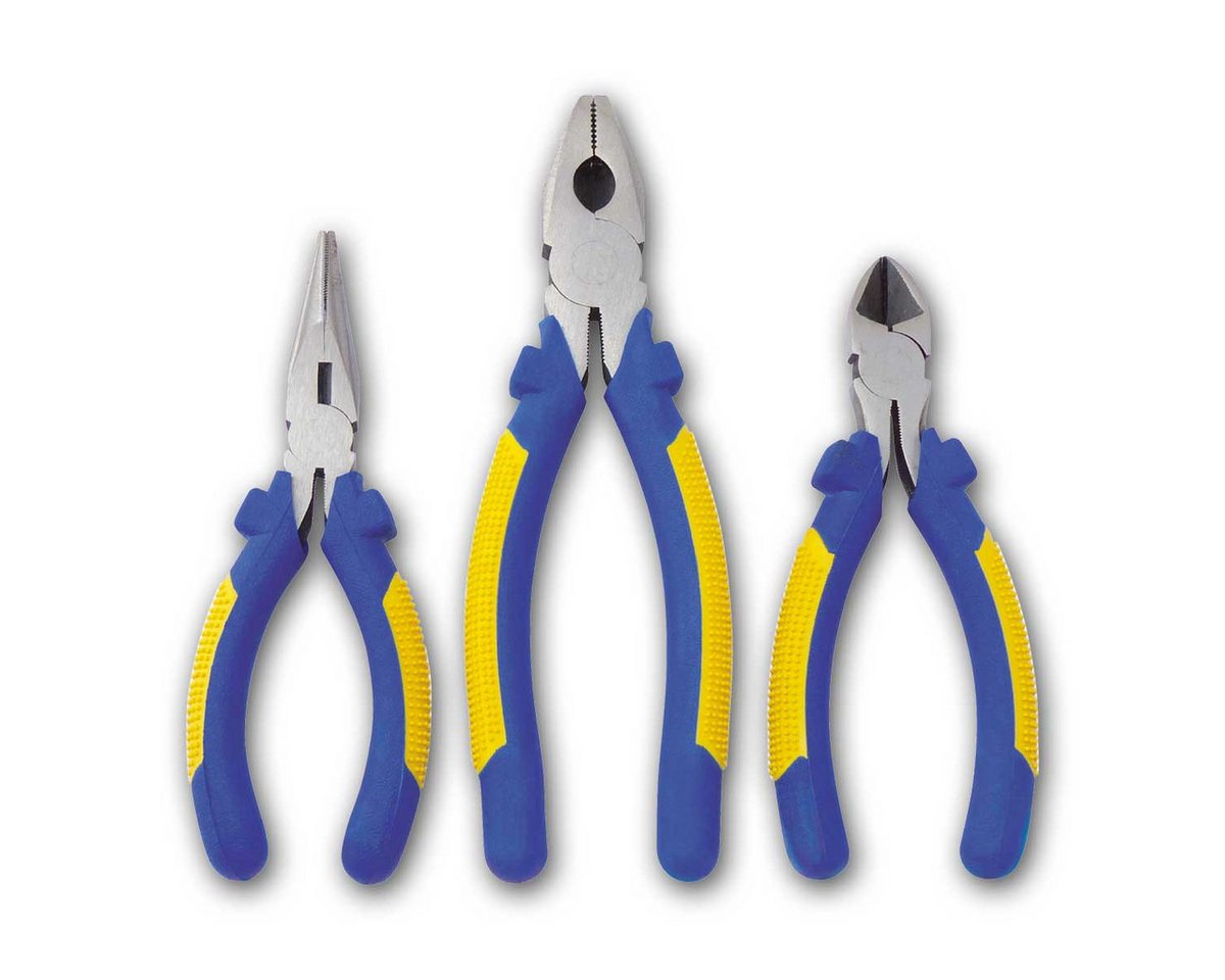 world-trading-net Zangenset Zangen-Set ProGrip, 3-teilig, rutschfeste Isolierg world-trading-net Zangenset Zangen-Set ProGrip, 3-teilig, rutschfeste Isolierg von world-trading-net