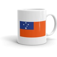 Samoa Becher/Flagge Kaffeetasse Ancestry Geschenke Dna Genealogie Geschenkbecher von worldflags