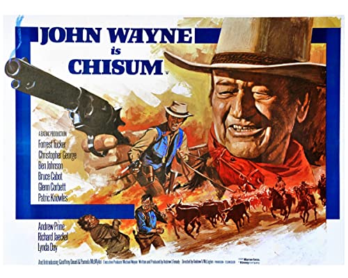 worldphotographs Chisum (1970) John Wayne Poster, 25,4 x 20,3 cm von worldphotographs