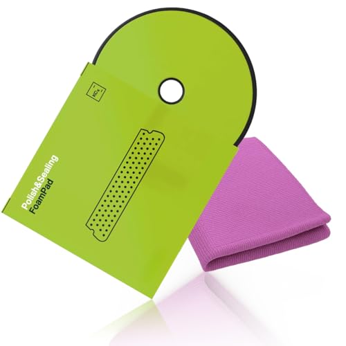 Koch Chemie Polish & Sealing Foam Pad Polierpad Ø 45 x 25 mm inkl Microfaser Micro Cut Poliertuch Auto Polierpad Polierschaum Set für Exzenter Poliermaschine Koch Chemie Polish & Sealing Foam Pad Polierpad Ø 45 x 25 mm inkl Microfaser Micro Cut Poliertuch Auto Polierpad Polierschaum Set für Exzenter Poliermaschine von wortek
