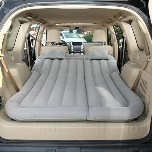 woshisanni Auto Luftmatratze für Ford Explorer 7-Seats 2020-2023, Tragbar Camping Air Bett Aufblasbare Auto Matratze Aufblasbare Matratze für Rücksitz,Grey von woshisanni
