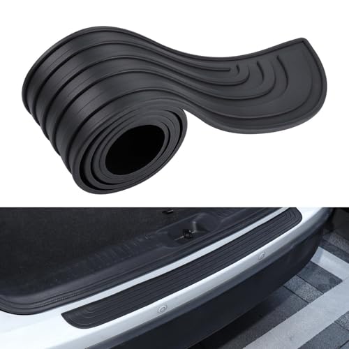 woshisanni Kofferraum Schutzbrett für Ford Transit/Tourneo Custom 2023-2024 2025, Auto Stoßstangenschutz Folie Anti-Scratch Ladekantenschutz Folie Auto-Exterieur-Zubehör,9 * 104cm von woshisanni
