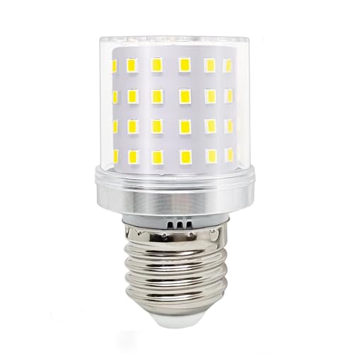 wossluck 9W E27 LED Mais Birne Glühbirne Kaltweiß 6000K 800LM Ersetzt Glühbirnen 80W, Edison Lampen Kompakt Kerze Licht Maiskolben Birnen Nicht Dimmbar AC100V-265V - 1er Pack von wossluck
