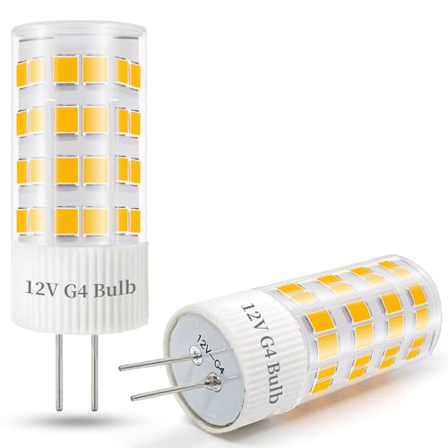 wossluck G4 LED 12V Warmweiß Birnen, 3W Kein Flackern G4 LED Stiftsockellampe, Ersatz für 20W-35W Halogenlampen, 3000K 320LM AC/DC 12V Lampen Nicht Dimmbar, 2er Pack wossluck G4 LED 12V Warmweiß Birnen, 3W Kein Flackern G4 LED Stiftsockellampe, Ersatz für 20W-35W Halogenlampen, 3000K 320LM AC/DC 12V Lampen Nicht Dimmbar, 2er Pack von wossluck