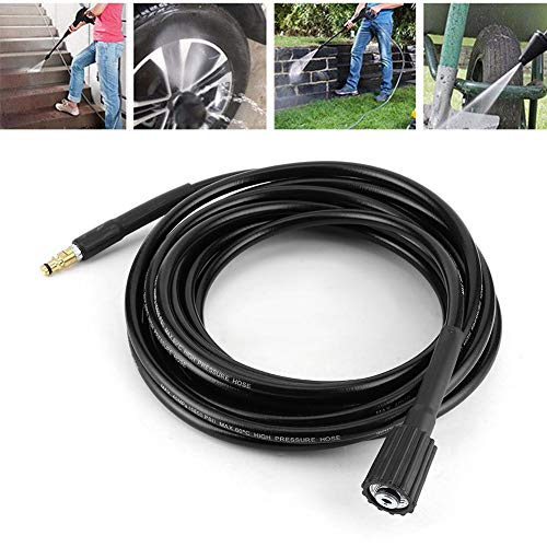 Hochdruckreinigerschlauch, Hochdruckreiniger Ersatzteile, 40mpa/5800psi Auto Waschschlauch Hochdruckwasserreinigung Gummirohr Passend Für Karcher K2 K3 K4 K5 (10m) von FILFEEL