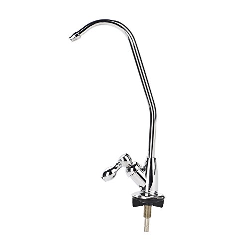 Küchenarmatur Wasserhahn, Armatur Küche, 1/4 '' Zinklegierung Küchenarmatur Wasserhahn Chrom Umkehrosmose Ro Trinkwasserfilter von wosume