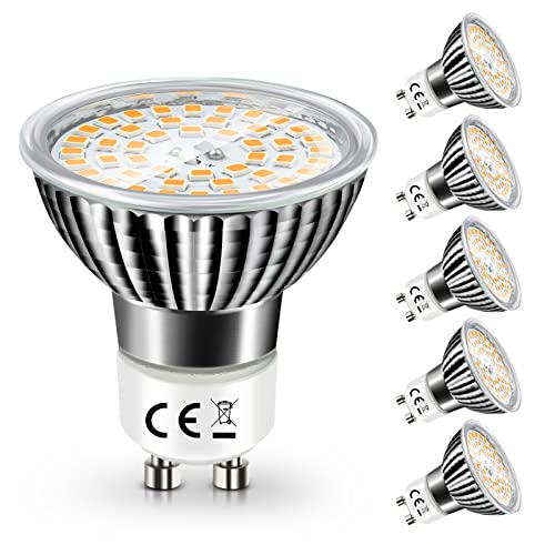 wowatt 10W GU10 LED Warmweiss 2800K Ersetzt 120W Halogenlampe Leuchtmittel GU10 1000LM Hell Birne Flimmerfrei LED Lampe GU 10 Strahler 230V Abstrahwinkel 120° Glühbirne Spot Nicht Dimmbar 6 Stück von wowatt