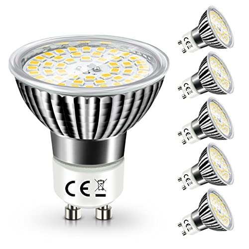wowatt 10W LED GU10 Neutralweiß 4000K Ersetzt 120W Halogenlampe Lampe GU10 1000LM Hell Birne Flimmerfrei Leuchtmittel LED GU 10 Strahler 230V Abstrahwinkel 120°Glühbirne Spot Nicht Dimmbar 6 Stück von wowatt