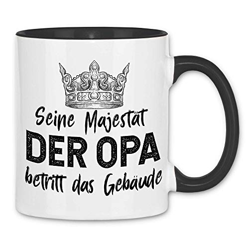 wowshirt Tasse Opa Collection 32 Designs Großvater Geburtstag Geschenk Opi, Farbe:8 White Black von wowshirt