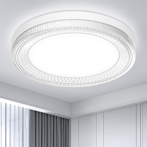 Deckenlampe LED Deckenleuchte Flach 24W - 6500K 2880LM Modern Ultra Dünn Deckenlampen IP44 Wasserfest Badezimmer Lampe Decke Küchenlampe Ø18CM Weiß LED Deckenleuchte Rund für Küche Keller Schlafzimmer Deckenlampe LED Deckenleuchte Flach 24W - 6500K 2880LM Modern Ultra Dünn Deckenlampen IP44 Wasserfest Badezimmer Lampe Decke Küchenlampe Ø18CM Weiß LED Deckenleuchte Rund für Küche Keller Schlafzimmer von wowspeed