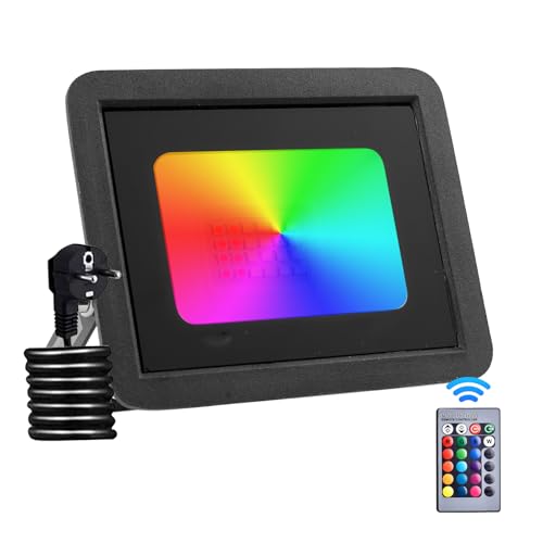 wowspeed 20W RGB LED Strahler Außen Mit Fernbedienung, 4 Modi 16 Farben Memory-Funktion RGB Strahler, IP66 Wasserdicht LED Flutlicht, RGBW-Farbwechsel LED Scheinwerfer wowspeed 20W RGB LED Strahler Außen Mit Fernbedienung, 4 Modi 16 Farben Memory-Funktion RGB Strahler, IP66 Wasserdicht LED Flutlicht, RGBW-Farbwechsel LED Scheinwerfer von wowspeed