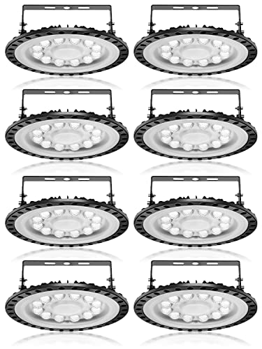 wowspeed 50W LED UFO Industrial Lamp,5000LM Hallenstrahler LED, 6000-6500K Kaltweiß LED Industrielampe,Beam Angle 120° Workshop Lighting,IP67 Wasserdicht Industrie Strahler Werkstattlampe von wowspeed