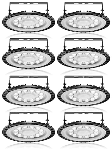 wowspeed 50W LED UFO Industrial Lamp,5000LM Hallenstrahler LED, 6000-6500K Kaltweiß LED Industrielampe,Beam Angle 120° Workshop Lighting,IP67 Wasserdicht Industrie Strahler Werkstattlampe von wowspeed