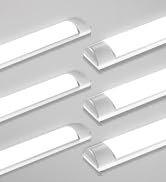wowspeed 6 PACK Feuchtraumleuchte Led 60cm, 20W 2400LM Kellerlampe 4000K Neutralweiß LED Röhre 130° Abstrahlwinkel LED Feuchtraumleuchte für Badzimmer Wohnzimmer Küche Garage Büro von wowspeed