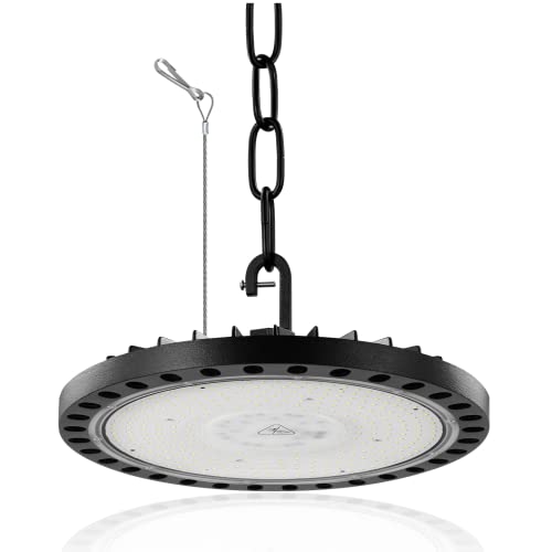 wowspeed LED UFO Industrielampe 300W,Superhell 30000LM LED Hallenstrahler,6000K Kaltweiß LED Werkstattbeleuchtung,IP65 Wasserdicht Hallenbeleuchtung LED High Bay Licht für Garage Fabrik von wowspeed
