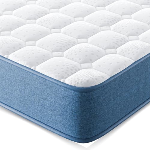 wowttrelax Matratze, 7-Zonen Federkernmatratze Memory Foam Soft Gestrick H2&H3, Optimale Unterstützung von Lenden- und Beckenbereich Classic Spring 90x200 von wowttrelax