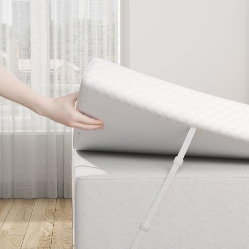 WOWTTRELAX Matratzen Topper 140x200cm, 7.5cm Matratzenauflage, Medium Fest Kaltschaum Topper mit atmungsaktiver Hülle | Hypoallergen, rutschfest & Waschbar | Druckentlastung bei Rückenschmerzen von wowttrelax