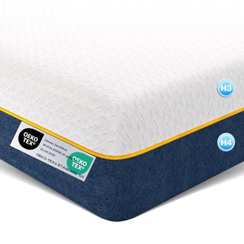 wowttrelax Matratze 140x200 Wendematratze H3 H4 Härtegrad 20 cm Höhe, Matratzen mit Punktelastischer atmungsaktiver 7 Zonen Kaltschaumkern - 100 Nächte Probeschlafen - H3/H4 Doppelseitige wowttrelax Matratze 140x200 Wendematratze H3 H4 Härtegrad 20 cm Höhe, Matratzen mit Punktelastischer atmungsaktiver 7 Zonen Kaltschaumkern - 100 Nächte Probeschlafen - H3/H4 Doppelseitige von wowttrelax