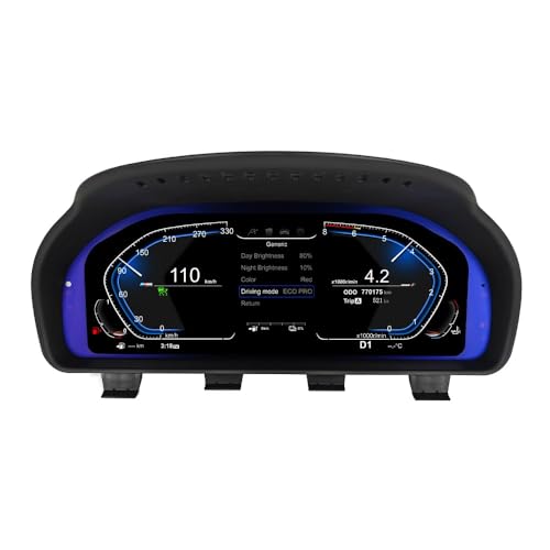 Digitales Armaturenbrett, Automotive Ersatz Instrumententafel Gauges, Tachometer Instrument Cluster Ersatz für BMW F10 F11 F18 F06 F12 F13 F01 F02 F03 F25 F26 F15 F16-12,3 Zoll-B Digitales Armaturenbrett, Automotive Ersatz Instrumententafel Gauges, Tachometer Instrument Cluster Ersatz für BMW F10 F11 F18 F06 F12 F13 F01 F02 F03 F25 F26 F15 F16-12,3 Zoll-B von wowuseful