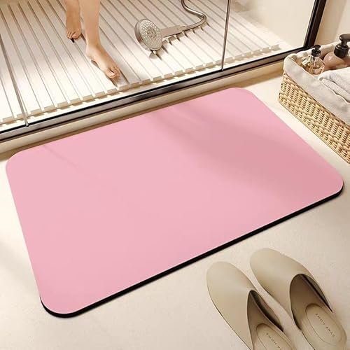 woxefo Saugfähige Rutschfester Badvorleger, rutschfest Waschbar Badematte,Badezimmerteppich,PU-Material, ist schmutz- und staubabweisend,für Dusche,Badewanne und Toilette(A,70cm*120cm(5mm)) von woxefo