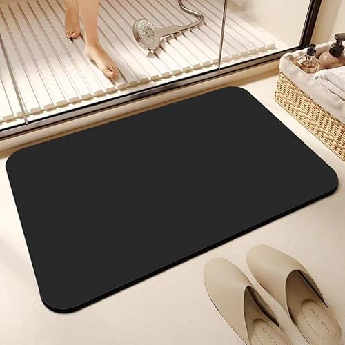 woxefo Saugfähige Rutschfester Badvorleger, rutschfest Waschbar Badematte,Badezimmerteppich,PU-Material, ist schmutz- und staubabweisend,für Dusche,Badewanne und Toilette(C,70cm*120cm(4mm)) von woxefo