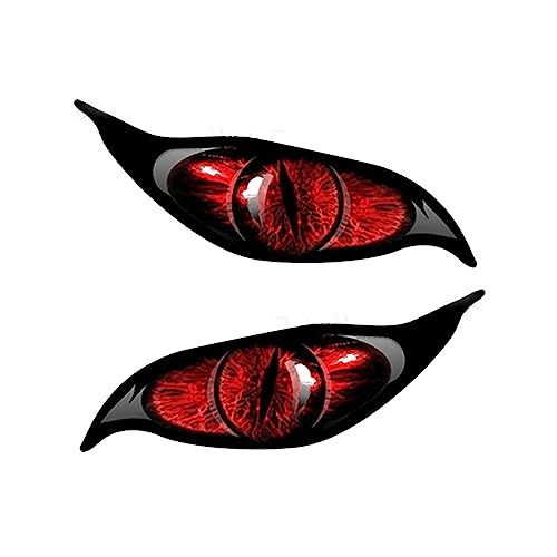 2 Stück Aufkleber für die Augen, Autoaufkleber, reflektierend, gruselig, Abdeckung, Autoaufkleber, Streifen, Abdeckung für Auto 2 Stück Aufkleber für die Augen, Autoaufkleber, reflektierend, gruselig, Abdeckung, Autoaufkleber, Streifen, Abdeckung für Auto von woyufen