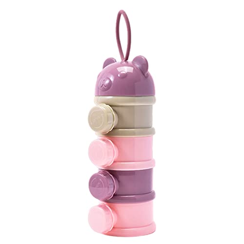 4 Lagiger Milchpulver Portionierer Baby Milchpulver Dispenser Milch Pulver Spender Milchpulverspender Milchpulver Portionierer Tragbare Milchkasten Baby Portionierer Pulver Baby Milchpulver Box von woyufen