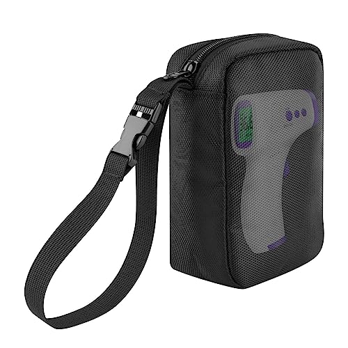 Aufbewahrungstasche für Thermometer, Schutztasche für Ohrenthermometer mit Handseil, Universal-Tasche für digitale Frontthermometer für Zuhause und auf Reisen von woyufen