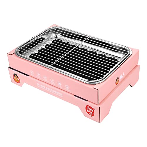 -Grill – Einweg-Holzkohlegrill, kompakt, Camping-Zubehör, sofortiger Grill, Holzkohlegrill, für Camping, und Hinterhofpartys -Grill – Einweg-Holzkohlegrill, kompakt, Camping-Zubehör, sofortiger Grill, Holzkohlegrill, für Camping, und Hinterhofpartys von woyufen
