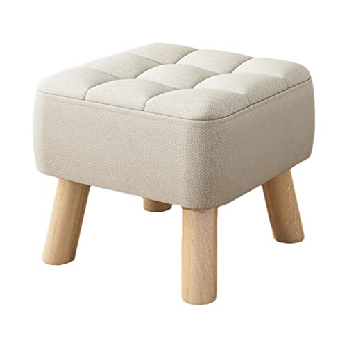 woyufen Tritthocker Holz - Kinder Hocker, Tragbarer Tritthocker Kinder Fußhocker - 30 x 30 x 26cm von woyufen