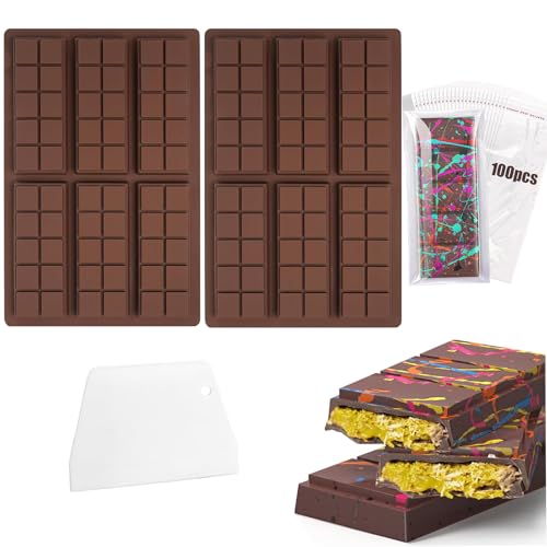 Schokoladenform Dubai Schokolade Silikonform Schokoformen Silikon Tief Schokoladentafel GießForm Chocolate Mold Form für Schokolade Praline Süßigkeiten Schokoladenform Dubai Schokolade Silikonform Schokoformen Silikon Tief Schokoladentafel GießForm Chocolate Mold Form für Schokolade Praline Süßigkeiten von wozloify