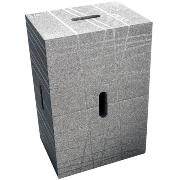 wp Xbrick Sitzwürfel Hocker multifunktionaler Baustein hellgrau von wp - products by westermann