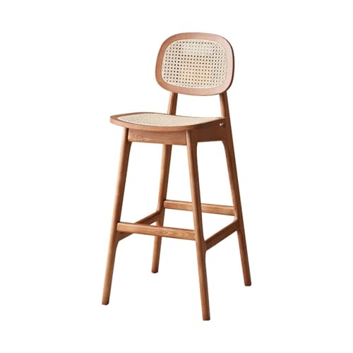 wpenshiDM125 Barhocker Pub Barhocker Vine Stick Massivholz Barstühle, Haushaltsstühle, Barhocker, Stühle mit hohen Beinen Frühstücksbarhocker von wpenshiDM125