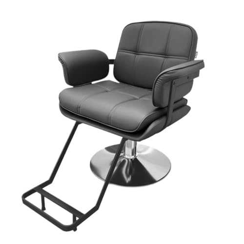 wpenshiDM125 Friseurstuhl Exklusive verstellbare Friseurstühle for Friseursalons, Friseur- und Haarschneidestühle, Stühle for Heißfärben Salonstuhl(Grigio) von wpenshiDM125