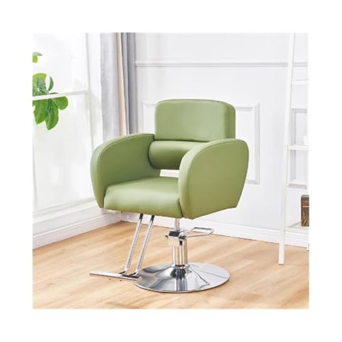 wpenshiDM125 Friseurstuhl Friseurstuhl, Exklusiver Friseurstuhl for Schönheitssalons, Friseurstuhl mit Liftfunktion Salonstuhl(Green) von wpenshiDM125