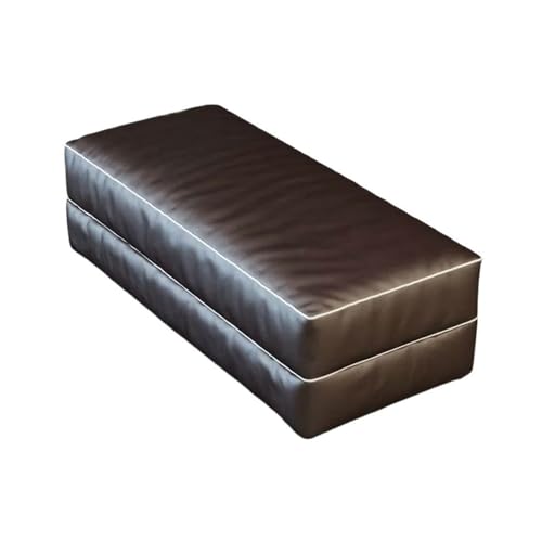 wpenshiDM125 Hocker am Bettende Einfacher, moderner Nachttischhocker aus PU-Leder, rechteckiger Garderobenhocker for Bekleidungsgeschäfte, Wohnzimmersofa, Hockerbank Wohnzimmerbank(120 * 45 * 40cm) von wpenshiDM125