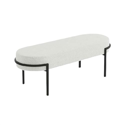 wpenshiDM125 Hocker am Bettende Haushaltsleuchte, luxuriöser Garderoben-Wickelhocker, kreative Nachttischbank, Eingangsbereich, Schuhwechselhocker, Sofabank Wohnzimmerbank(100 * 44 * 42cm) von wpenshiDM125