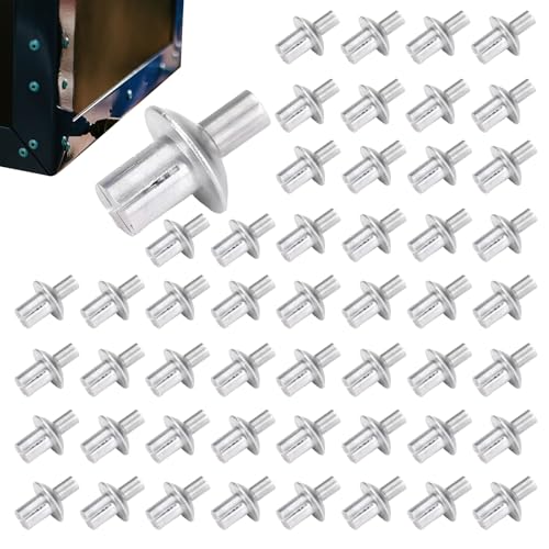 Aluminiumblind Nieten | Installation wurde einfache halbe runde Kopfkernnieten | Multiple Verwendung erweiterte Stabilität Dome Heads Pop Rivetes Klopftyp -Expansion Rivett für zu Hause, elektronisc von wqibq