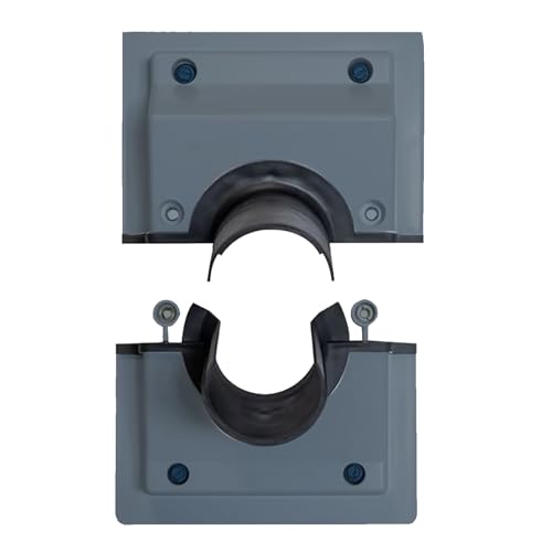 wqibq HVAC Wanddurchführungs Abdeckung Set | Isolierband für AC Leitungen im Außenbereich | Zubehör für Mini-Split Systeme Techniker Installateure Heimwerker von wqibq