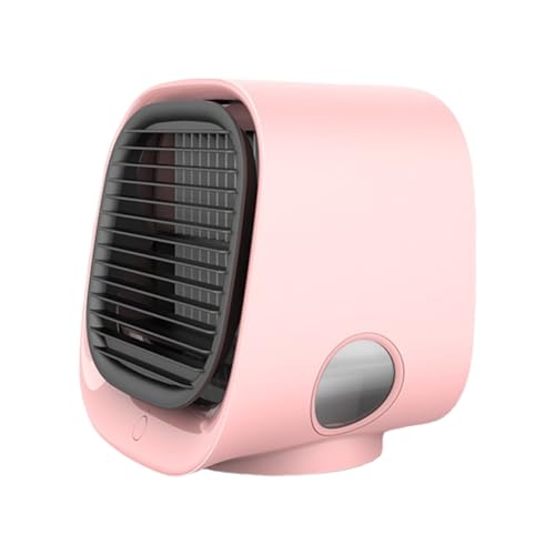 wqibq Klimagerät Ventilator Tragbar | Luftbefeuchter Für Nachttisch & Schreibtisch - 3-Stufen Multifunktion Ventilator Für Reise Garten Fitnessstudio Schule Outdoor Camping von wqibq
