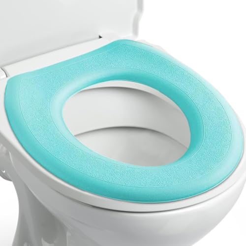 wqibq Toilettensitzabdeckung | Wasserdicht Wc Sitz Kissen| Toilettensitzbezug Pad Mit Griff | Toilette Sitz Abdeckung Damit Ist Es Mehr Als Flexibel Für Ihre Badezimmerbedürfnisse| von wqibq