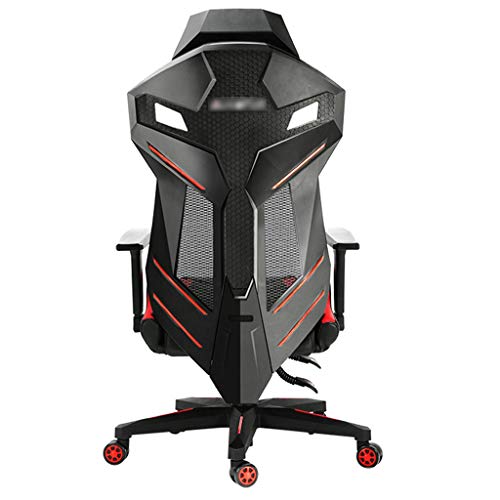 Arbeitsstuhl, Büro-Computerstuhl, hohe Rückenlehne, bequemer Computerstuhl, atmungsaktiver Netz-Bürostuhl, höhenverstellbar, Gaming-Stuhl (Farbe: Schwarz, Größe: 70116 cm) von wsdhswhdhsdsds