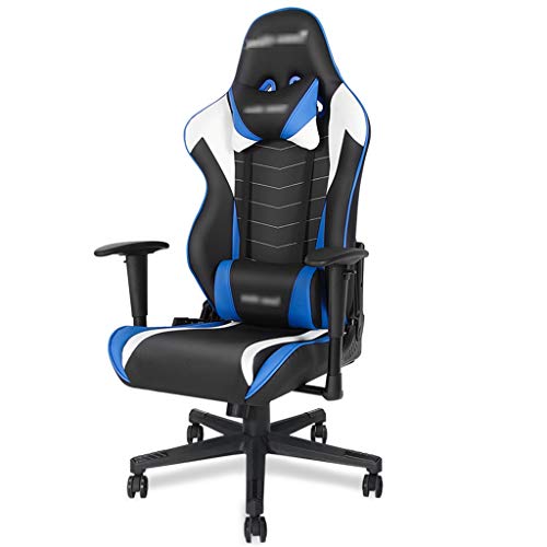 Arbeitsstuhl Bürostuhl Computerstuhl Gaming Bequemer Bürostuhl im Arbeitszimmer Drehstuhl, der um 160° neigbar Gaming Stuhl für den Heimgebrauch mit Taillenkissen von wsdhswhdhsdsds