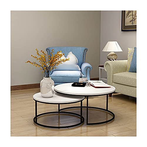 Esstisch, rund, klein, Bürotisch, Couchtisch, Meeting-Tisch für Küche, Wohnzimmer, wasserdicht, für den Außenbereich, Akzenttisch (Farbe: 1, Größe: 1) (2 1) von wsdhswhdhsdsds