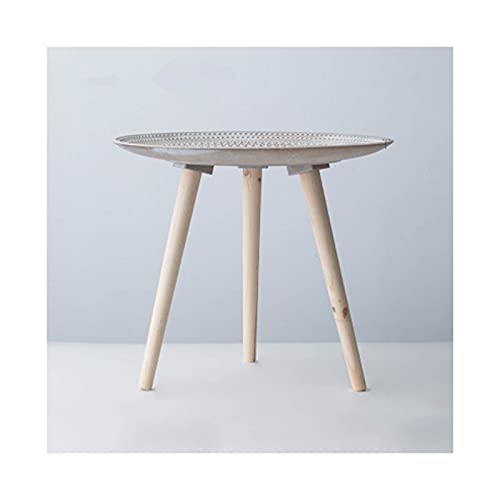 Esstisch, rund, klein, Bürotisch, Couchtisch, Meeting-Tisch für Zimmer, einfache Montage, Konferenztisch (Farbe: Braun, Größe: 1) (Braun 1) von wsdhswhdhsdsds