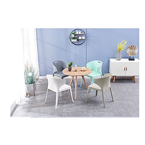 Esstisch, rund, klein, Bürotisch, Couchtisch für Küche, Wohnzimmer, Beistelltisch (Farbe: Holz, Größe: 1) (Holz 1) von wsdhswhdhsdsds