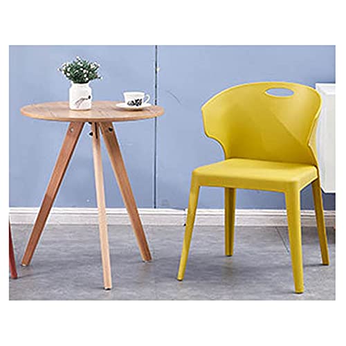 Esstisch, rund, klein, Bürotisch, Couchtisch für Küche, Wohnzimmer, Standtisch (Farbe: Holz, Größe: 1) (Holz 1) von wsdhswhdhsdsds