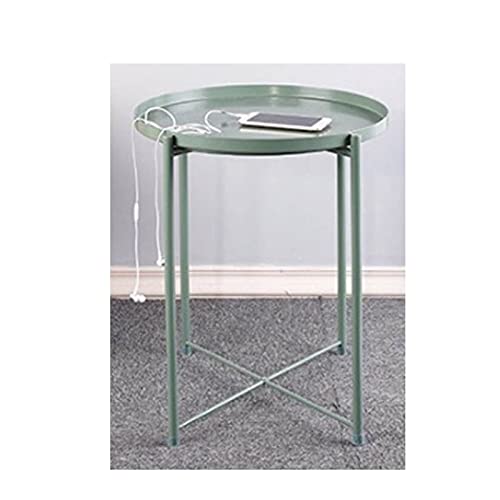 Esstisch, rund, klein, Kaffeetisch für Küche, Wohnzimmer, wasserdicht, Desktop-Bistrotisch (Farbe: Grün, Größe: 1) (Grün 1) von wsdhswhdhsdsds