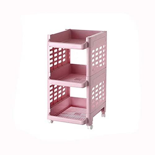 Küchenaufbewahrungswagen Regalwagen Pp Trolley Rack Haushaltswagen Küchenaufbewahrung beweglich (2 Ebenen) (3 Schichten) von wsdhswhdhsdsds
